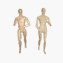 Museum Display Movable Male/Female Mannequin